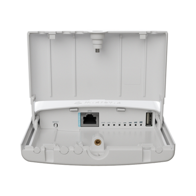 MikroTik, NetBox 5 ax with with dual-core ARM IPQ-5010 800 MHz CPU, 256MB RAM, 1xGigabit LAN, built-in dual chain 5GHz 802.11a/n/ac/ax wireless with two SMA connectors, RouterOS L4, outdoor enclosure, [L11UG-5HaxD-NB]
