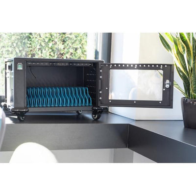 Digitus Charging trolley - 13inch - USB-C - Electronic PIN lock - 16 Charge Bases - Fan - 384 x 550 x 375 mm [DN-45007]