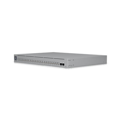 Ubiquiti - USW-Pro-Max-24-PoE-EU - UniFi 24 Port Layer 3 Etherlighting switch with 8x 2.5 GbE PoE++ ports, 16x GbE PoE+ ports, 2x 10G SFP+ ports - fanlesss (400W total) [USW-Pro-Max-24-PoE-EU]