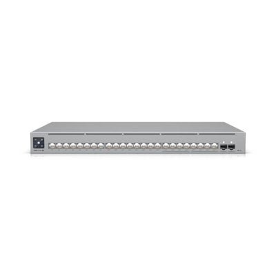 Ubiquiti - USW-Pro-Max-24-PoE-EU - UniFi 24 Port Layer 3 Etherlighting switch with 8x 2.5 GbE PoE++ ports, 16x GbE PoE+ ports, 2x 10G SFP+ ports - fanlesss (400W total) [USW-Pro-Max-24-PoE-EU]