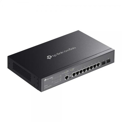 TP-Link - SG3210 - JetStream 8-Port Gigabit L2+ Managed Switch with 2 SFP Slots, 8x Gigabit RJ45 Ports, 2x Gigabit SFP Slots, RJ45/Micro-USB Console Port, 1U 13-inch Rack-mountable Steel Case, Integra [SG3210]