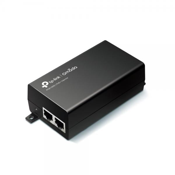TP-Link - PoE160S - PoE+ Injector Adapter, 1x Gigabit PoE Port, 1x Gigabit Non-PoE Port, 802.3at/af Compliant, Data and Power Carried over The Same Cable Up to 100 Meters, Plastic Case, Pocket Size [PoE160S]