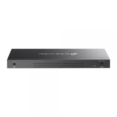 TP-Link - SG2016P - JetStream 16-Port Gigabit Smart Switch with 8-Port PoE+, 8x Gigabit PoE+ Ports, 802.3af/at, 120 W PoE Power, Desktop Steel Case, Integration with Omada SDN Controller, Static Rout [SG2016P]