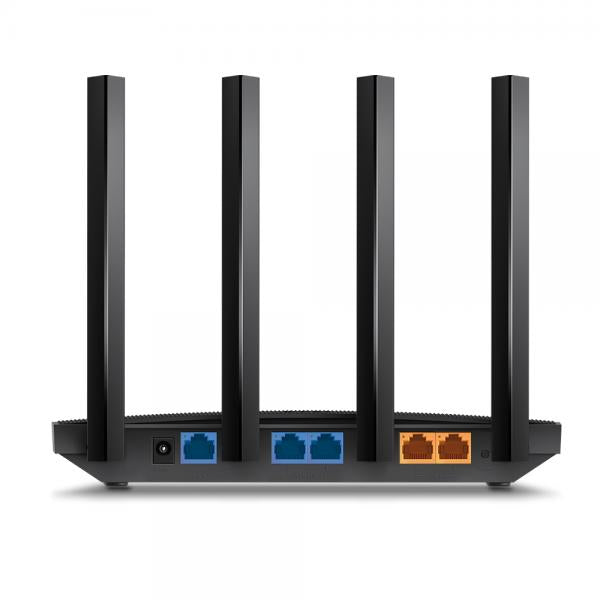 TP-Link - ER605W - Omada AC1350 Wi-Fi Gigabit VPN Router, 1 Gigabit RJ45 WAN Port, 2 Gigabit WAN/LAN RJ45 Ports, 2 Gigabit LAN RJ45 Ports, 450 Mbps at 2.4 GHz + 867 Mbps at 5 GHz, Integration with [ER605W]