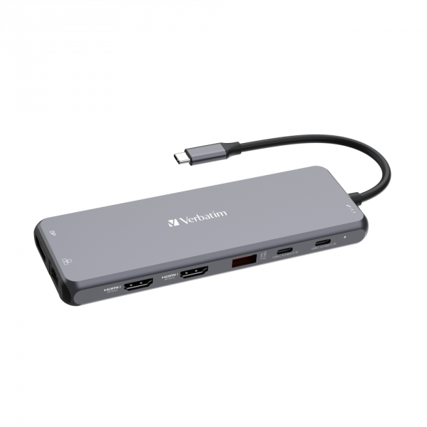 VERBATIM DOCKING STATION USB-C PRO MULTIPORT HUB 13 IN 1 8K PD 85W [32153]