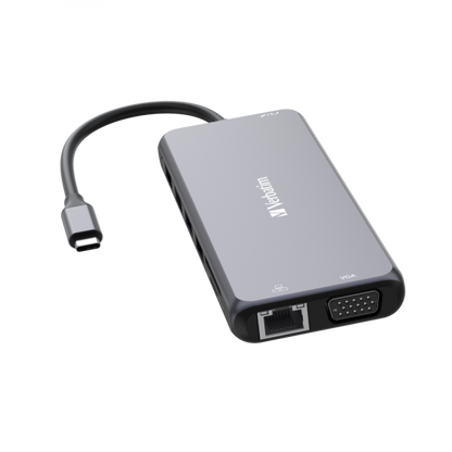 VERBATIM USB-C PRO MULTIPORTE HUB 14 PORTE [32154]