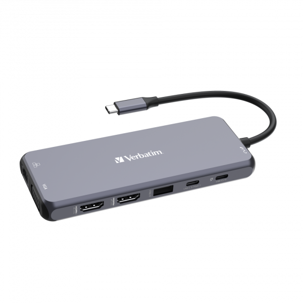 VERBATIM USB-C PRO MULTIPORTE HUB 14 PORTE [32154]