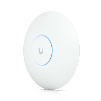 Ubiquiti - U7-Pro - Wall/Ceiling Mount Tri-Band Wi-Fi 7 Access Point, 1x 1/2.5Gbps RJ45 port, 688 Mbps at 2.4GHz (2x2) + 2882 Mbps at 5GHz (2x2) + 5765 Mbps at 6GHz (2x2) [U7-Pro]