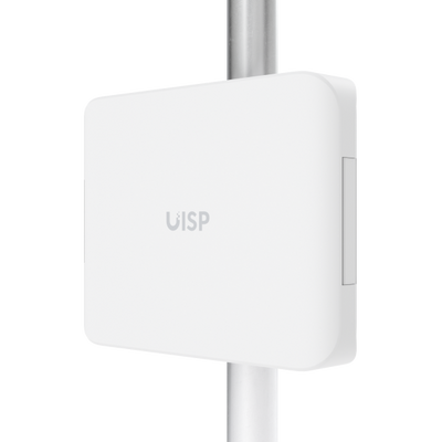 Ubiquiti - UISP-Box-Plus - Weatherproof enclosure for the UISP Switch Plus, Includes (1) Fiber Strain Relief Kit [UISP-Box-Plus]