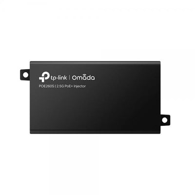 TP-Link - POE260S - 2.5G PoE+ Injector Adapter, 1x 2.5G PoE Port, 1x 2.5G Non-PoE Port, 802.3at/af Compliant [POE260S]