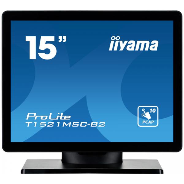 Iiyama ProLite 15 inch Touchscreen - XGA Monitor - 1024x768 [T1521MSC-B2]