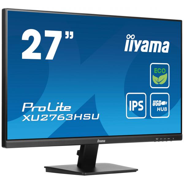 iiyama ProLite XU2763HSU-B1 Monitor PC 68,6 cm (27") 1920 x 1080 Pixel Full HD LED Nero [XU2763HSU-B1] - ITPartners