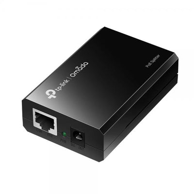 TP-Link - PoE10R - PoE Splitter Adapter, IEEE 802.3af compliant, Data and power carried over the same cable up to 100 meters, 5V/9V/12V power output, plastic case, pocket size, plug and play [PoE10R]