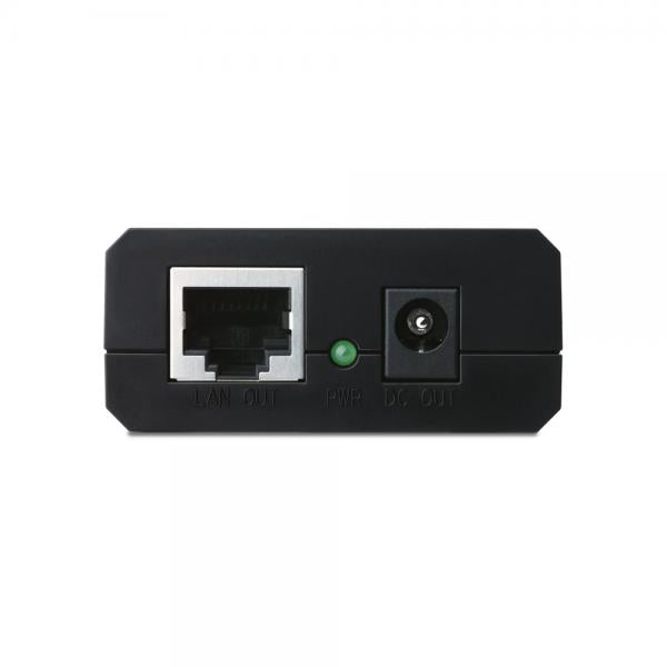 TP-Link - PoE10R - PoE Splitter Adapter, IEEE 802.3af compliant, Data and power carried over the same cable up to 100 meters, 5V/9V/12V power output, plastic case, pocket size, plug and play [PoE10R]