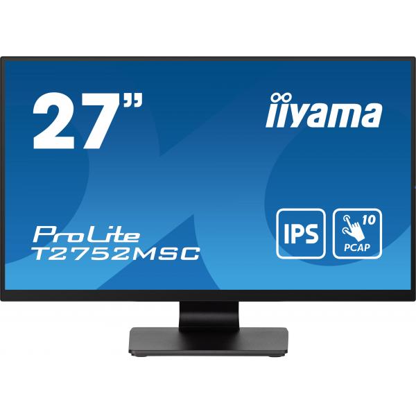 iiyama ProLite T2752MSC-B1 Monitor PC 68,6 cm (27") 1920 x 1080 Pixel Full HD LED Touch screen Nero [T2752MSC-B1]