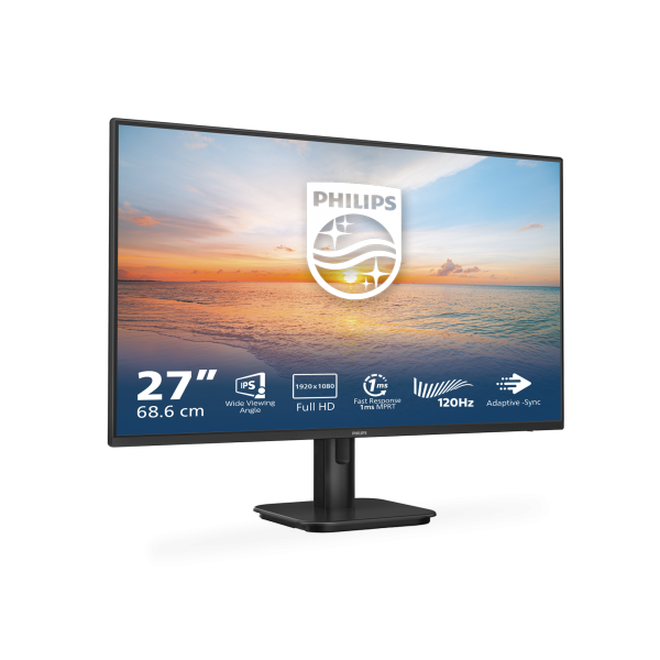 PHILIPS MONITOR 27 LED IPS 16:9 FHD 4MS 250 CDM 100HZ, VGA/HDMI, MULTIMEDIALE [27E1N1100A/00]