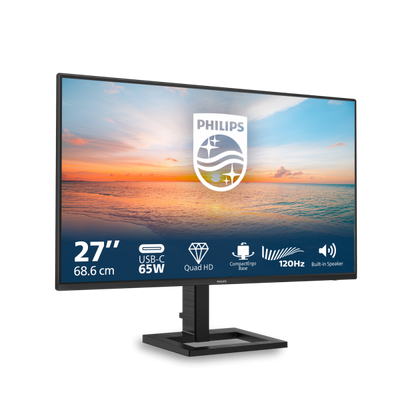 PHILIPS MONITOR 27 LED IPS 16:9 QHD 4MS 350 CDM USB-C ALTEZZA, HDMI MULTIMEDIALE [27E1N1600AE]