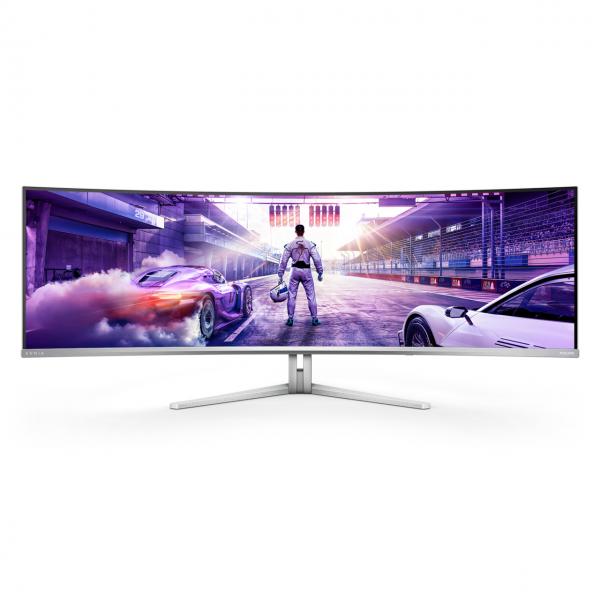 PHILIPS MONITOR CURVO 49 OLED DUAL QHD 32:9 0,03MS, USB-C DOCK, REG ALTEZZA, DP/HDMI, MULTIMEDIALE [49M2C8900L]