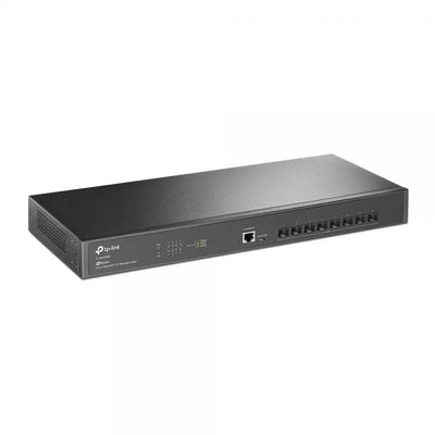 TP-Link - SX3008F - JetStream 8-Port 10GE SFP+ L2+ Managed Switch, 8x 10G SFP+ Slots, RJ45/Micro-USB Console Port, 1U 19-inch Rack-mountable Steel Case, Integration with Omada SDN Controller, Static R [SX3008F]