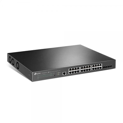 TP-Link - SG3428XPP-M2 - Omada 24-Port 2.5GBASE-T and 4-Port 10GE SFP+ L2+ Managed Switch with 16-Port PoE+ & 8-Port PoE++, 24x 2.5G RJ45 Ports (8x 2.5G PoE++ Ports & 16x 2.5G PoE+ Ports), 4x 10G SFP+ [SG3428XPP-M2]