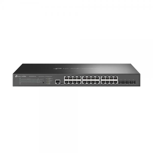 TP-Link - SG3428XPP-M2 - Omada 24-Port 2.5GBASE-T and 4-Port 10GE SFP+ L2+ Managed Switch with 16-Port PoE+ & 8-Port PoE++, 24x 2.5G RJ45 Ports (8x 2.5G PoE++ Ports & 16x 2.5G PoE+ Ports), 4x 10G SFP+ [SG3428XPP-M2]