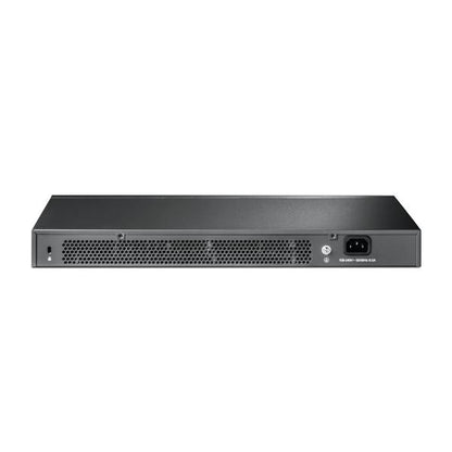 TP-Link - SG3428 - JetStream 24-Port Gigabit L2+ Managed Switch with 4 SFP Slots, 24x Gigabit RJ45 Ports, 4x Gigabit SFP Slots, RJ45/Micro-USB Console Port, 1U 19-inch Rack-mountable Steel Case, Integ [SG3428]