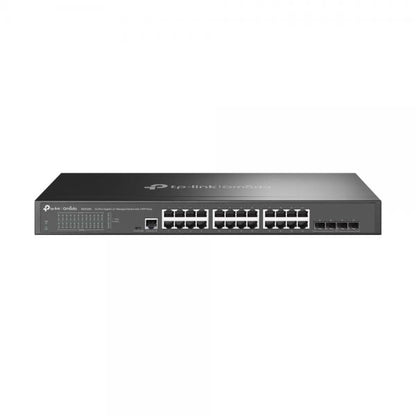 TP-Link - SG3428 - JetStream 24-Port Gigabit L2+ Managed Switch with 4 SFP Slots, 24x Gigabit RJ45 Ports, 4x Gigabit SFP Slots, RJ45/Micro-USB Console Port, 1U 19-inch Rack-mountable Steel Case, Integ [SG3428]