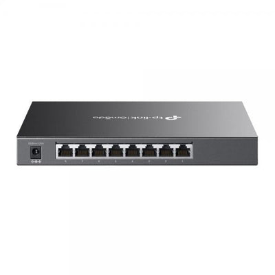 TP-Link - SG2008P - JetStream 8-Port Gigabit Smart Switch with 4-Port PoE+, 4x Gigabit PoE+ Ports, 802.3at/af, 62 W PoE Power, Desktop Steel Case, Integration with Omada SDN Controller, 802.1Q VLAN, S [SG2008P]