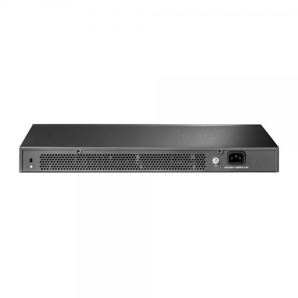 TP-Link - SG3428X - JetStream 24-Port Gigabit L2+ Managed Switch with 4 10GE SFP+ Slots, 24x Gigabit RJ45 Ports, 4? 10G SFP+ Slots, RJ45/Micro-USB Console Port, 1U 19-inch Rack-mountable Steel Case, I [SG3428X]