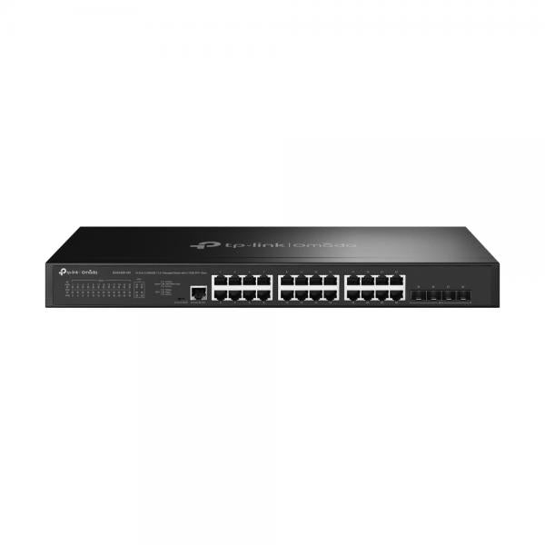 TP-Link - SG3428X-M2 - JetStream 24-Port 2.5GBASE-T L2+ Managed Switch with 4 10GE SFP+ Slots, 24x 2.5G RJ45 Ports, 4x 10G SFP+ Slots, RJ45/Micro-USB Console Port [SG3428X-M2]