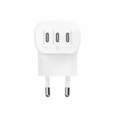 Belkin CARICABATTERIA BOOSTCHARGE DA PARETE A 3 PORTE USB [WCC002VFWH]