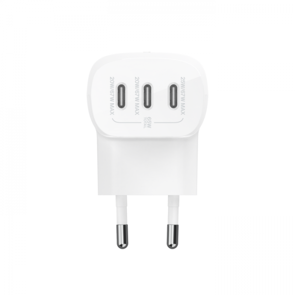 Belkin CARICABATTERIA BOOSTCHARGE DA PARETE A 3 PORTE USB [WCC002VFWH]