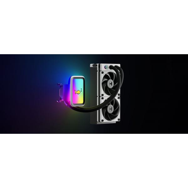 HYTE DISS. LIQUIDO THICC Q60 DISPLAY IPS 5'' (BLK/WHT) + HUB [FAN-HYTE-Q60-BW]