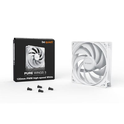 BE QUIET! VENTOLA PURE WINGS 3 WHITE 120MM PWM HIGH-SPEED [BL111]