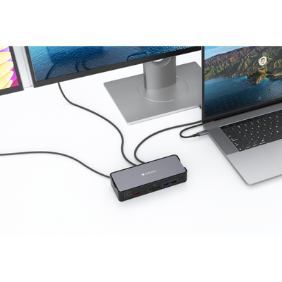 VERBATIM DOCKING STATION USB-C PRO MULTIPORT HUB 15 IN 1 HDMI PD 80W [32171]