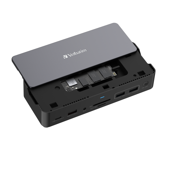 VERBATIM DOCKING STATION 15 PORTE CON SSD INCLUSA USB-C CDS-15SSD [32174]