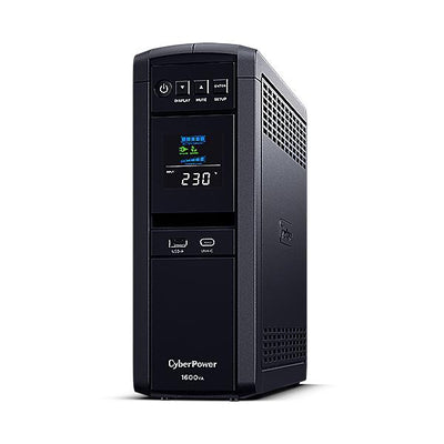 CYBER POWER UPS PURE SINEWAVE CP1600EPFCLCD LCD 1600VA/1000W AVR USB 6xSCH [CP1600EPFCLCD]