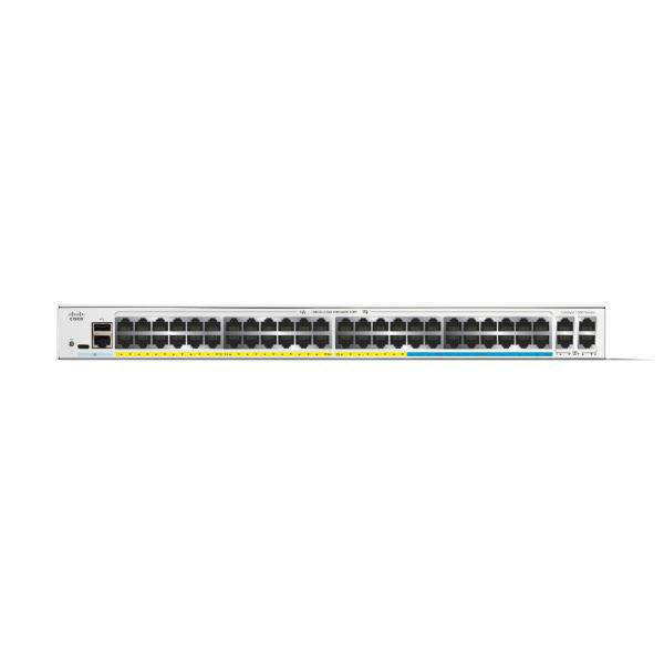 Cisco Catalyst C1300-48MGP-4X switch di rete Gestito L2/L3 Gigabit Ethernet (10/100/1000) Supporto Power over Ethernet (PoE) Grigio [C1300-48MGP-4X]