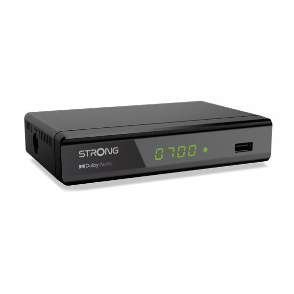 STRONG DECODER DISPLAY USB SCART HDMI DOLBY AUDIO HEVC ADVANCE EPG PARENTAL CONTROL [SRT8119]