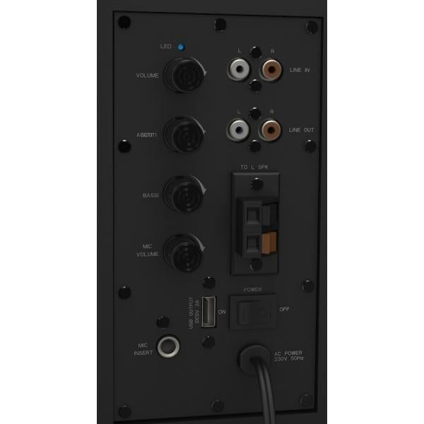 EMPIRE MEDIA WALL-250 MIC BLACK [HS.WALL250MB]