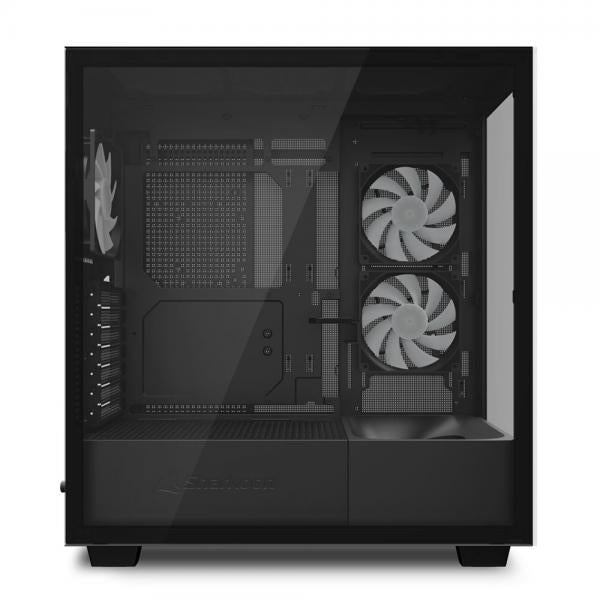 SHARKOON CASE REBEL C60 RGB BLACK ATX 2x U3, 1x Type-C,TRRS, 2x Tempered Glass, 4x 120 ARGB PWM, ARG [REBEL C60 RGB B]