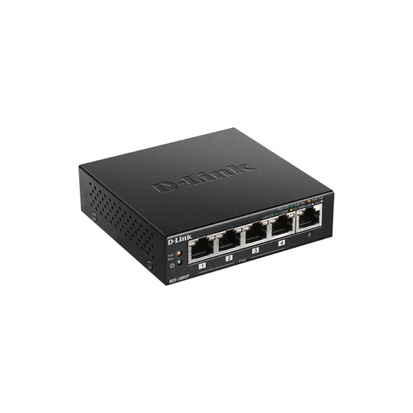 D-LINK SWITCH 5 PORTE GIGABIT POE+ DESKTOP [DGS-1005P]
