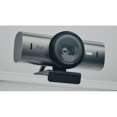 Logitech 960-001530 webcam 8,5 MP 4096 x 2160 Pixel USB 3.2 Gen 1 (3.1 Gen 1) Alluminio, Nero [960-001530]