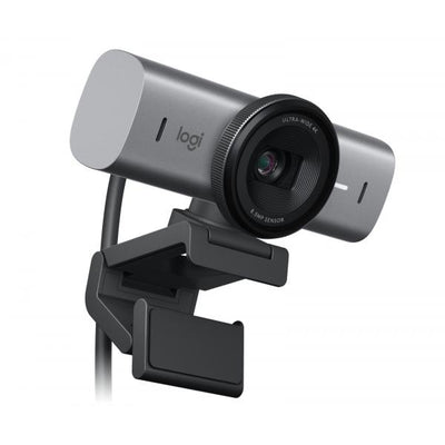 Logitech 960-001530 webcam 8,5 MP 4096 x 2160 Pixel USB 3.2 Gen 1 (3.1 Gen 1) Alluminio, Nero [960-001530]