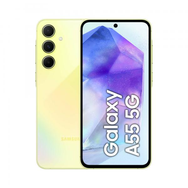 Samsung Galaxy A55 5G Display FHD+ Super AMOLED 6.6, Android 14, 8GB RAM, 128GB, Dual SIM, Batteria 5.000 mAh, Awesome Lemon [SM-A556BZYAEUE] - ITPartners