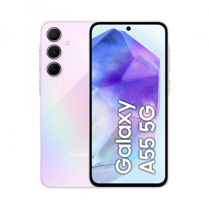 Samsung Galaxy A55 5G Display FHD+ Super AMOLED 6.6, Android 14, 8GB RAM, 128GB, Dual SIM, Batteria 5.000 mAh, Awesome Lilac [SM-A556BLVAEUE] - ITPartners