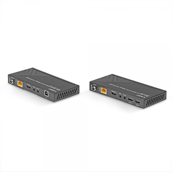 Lindy Extender HDBaseT Cat.6 KVM HDMI 4K60, USB 2.0 & IR, 150m [LINDY39384]