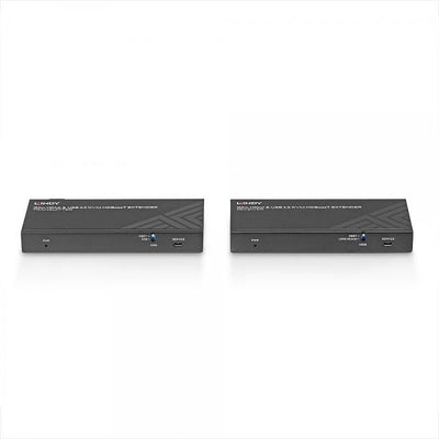 Lindy Extender HDBaseT Cat.6 KVM HDMI 4K60, USB 2.0 & IR, 150m [LINDY39384]