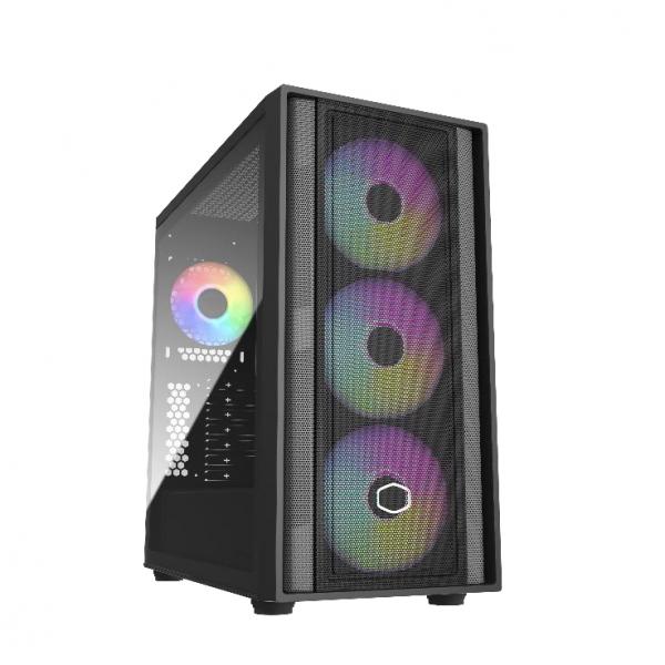 COOLER MASTER CASE SUPPORTO MB CONNETTORI RETRO 4 VENTOLE ARGB (3X140 FRONTE, X120 R [MB600-KGNN-S00]