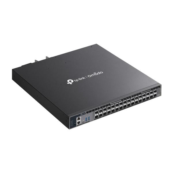 Omada SX6632YF - 26-Port 10G Stackable L3 Managed Aggregation Switch with 6 25G Slots, 26 10G SFP+ Slots, 6 25G SFP28 Slots, RJ45/Type C USB Console Port, Management Port, 2 USB3.0 Ports, 1U 19-inc [SX6632YF]